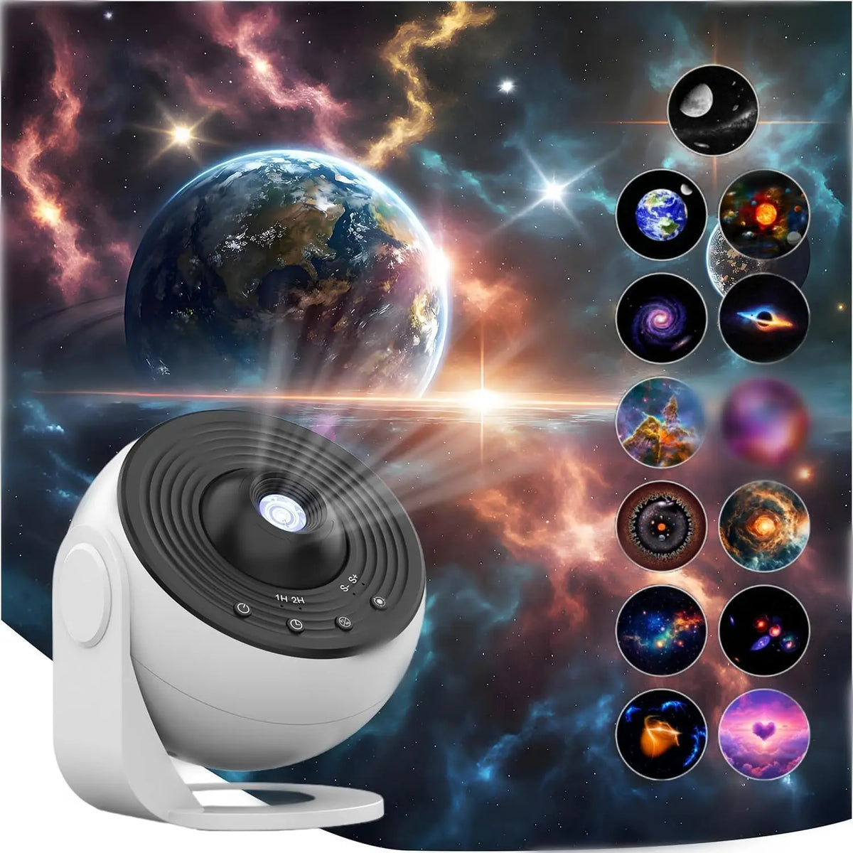 Galaxy and sky Projector ,  13 in 1 HD  for Bedroom, 360 Rotation