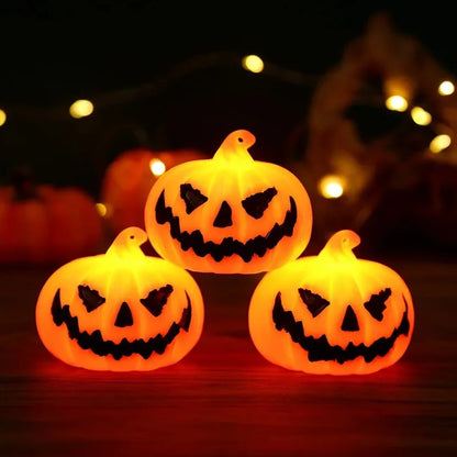 Whimsical Pumpkin Ghost Lantern Set