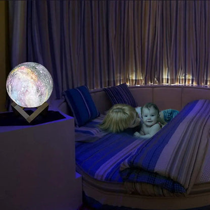 Celestial Glow 3D Moon Lamp