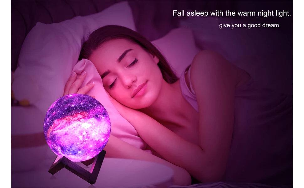 Celestial Glow 3D Moon Lamp