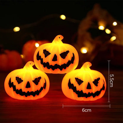 Whimsical Pumpkin Ghost Lantern Set